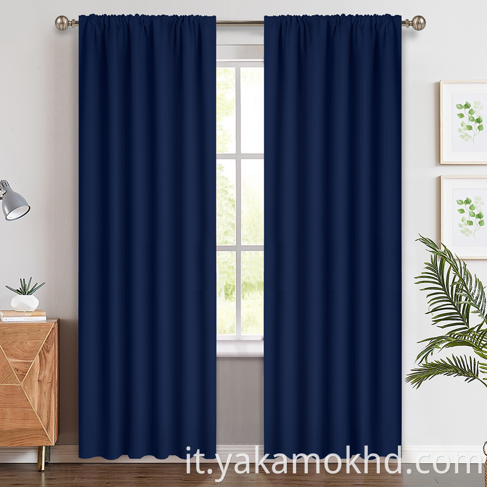 Navy Blue Curtains